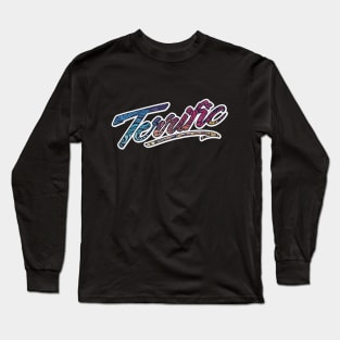 Terrific Lettering Long Sleeve T-Shirt